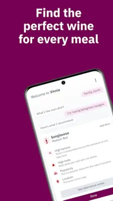 Vinnie - Wine and food pairing android App screenshot 4